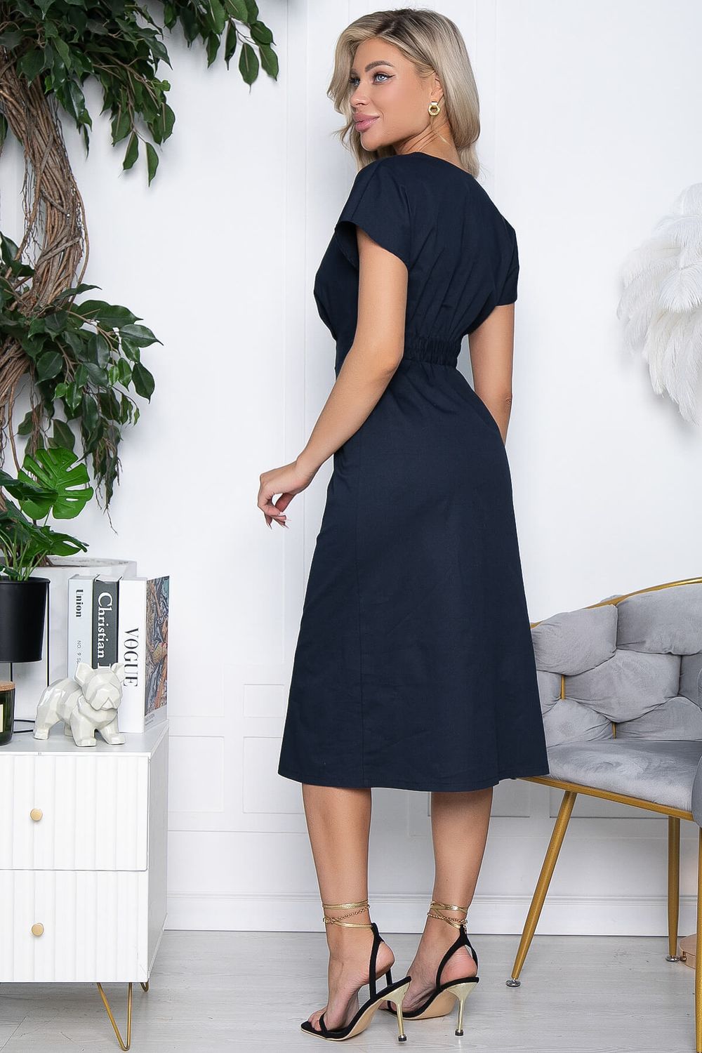 Платье Гавана (темно-синее) П10396 LT Collection (Акция)