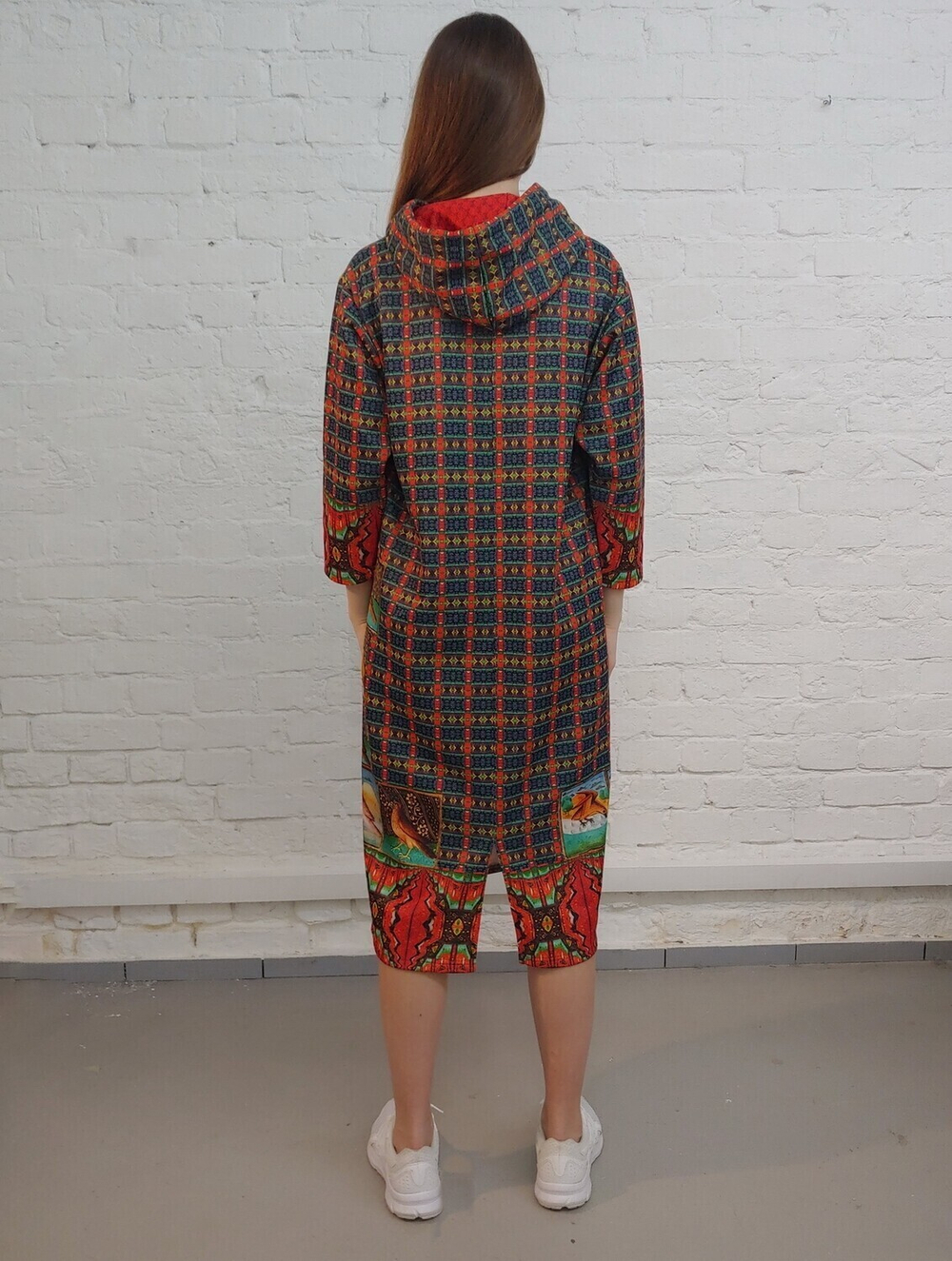 Платье "Бестиарий с павлином"