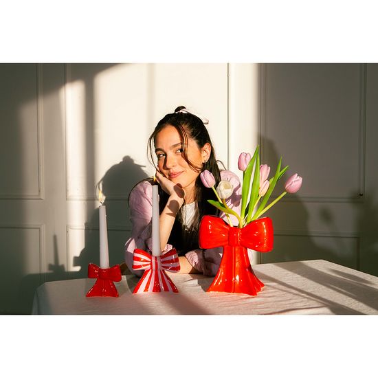 Ваза для цветов bow, 20 см