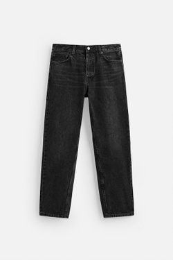 ZARA ДЖИНСЫ STRAIGHT FIT, УГОЛЬНЫЙ