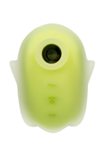 Желтый люминесцентный вакуум-волновой стимулятор клитора Glowing Ghost (Цвет: желтый)