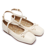 Кожаные балетки COLLETTE Michael Kors - кремовый(40T4CTFP1L)