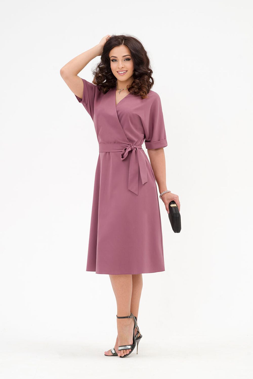 Платье Таис (44-54) Serenada брусничный (Акция)