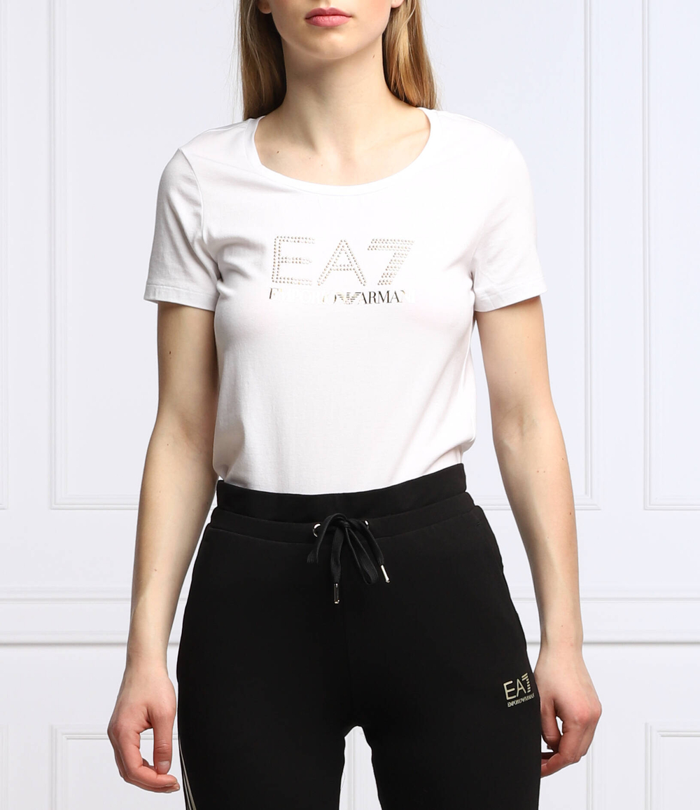 футболка EA7 - белый(3LTT23 TJDQZ)