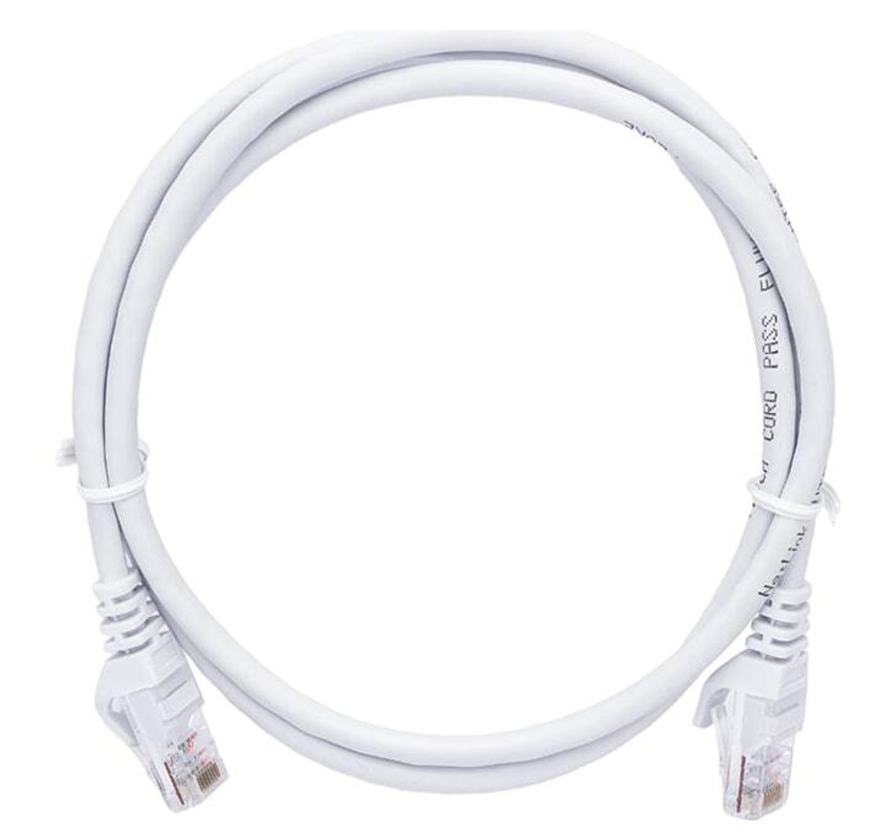 Патч-корд UTP ENERGY POWER Кат.5е (белый) 1,5м