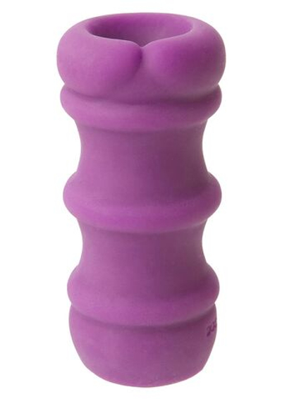 Лиловый мастурбатор MOOD PLEASER UR3 THICK RIBBED