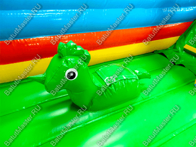 Коммерческий батут "Космические зверята" 14*7*6 м