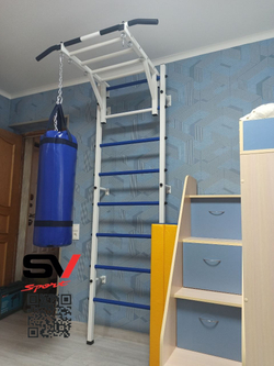 Монтаж шведской стенки Sv Sport в пеноблочные, газоблочные стены