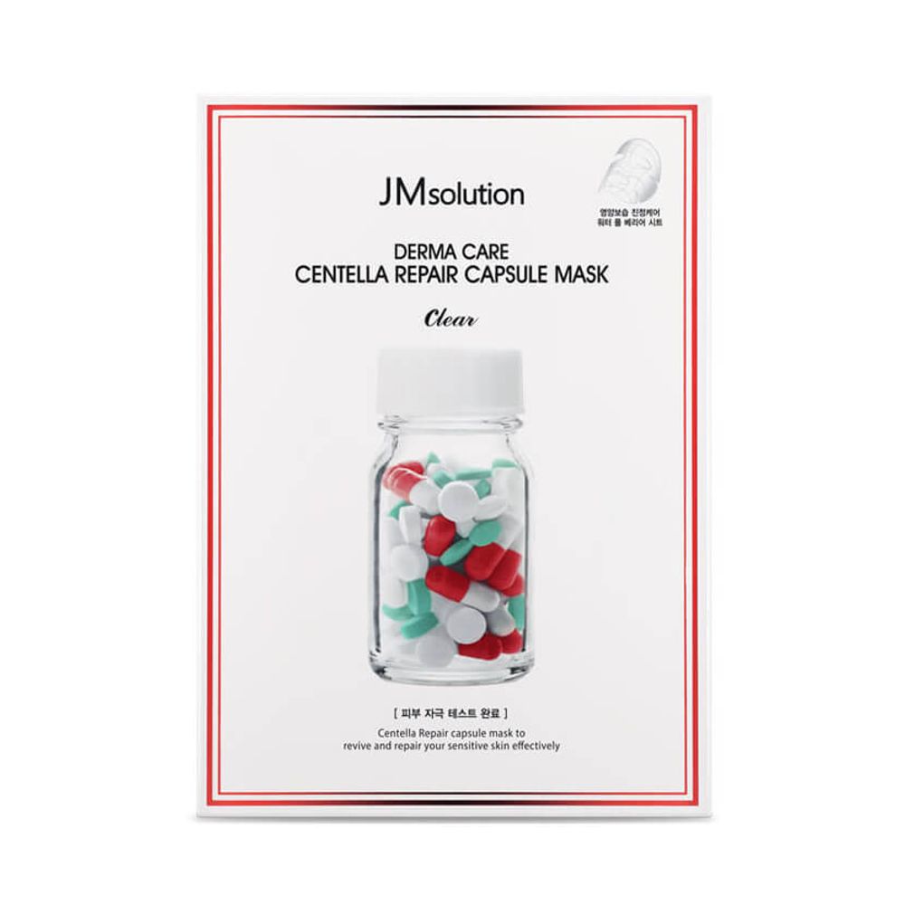 Маска успокаивающая целлюлозная JMsolution Derma care centella madeca capsule mask, 30 мл