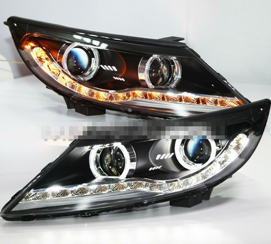 Передние фары Киа Спортейдж 2010-2014 V8 type