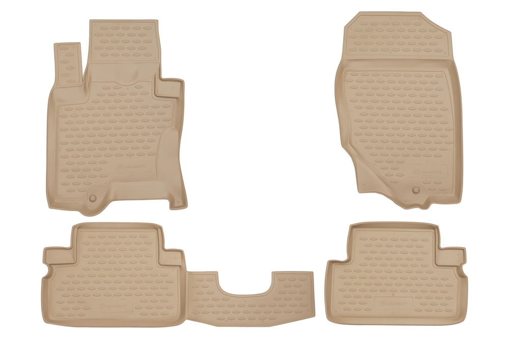 Коврики в салон для INFINITI FX 50 2009-2012, 4 шт. (полиуретан, бежевые) NLC.76.04.212