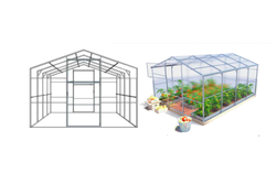 Теплица Домик