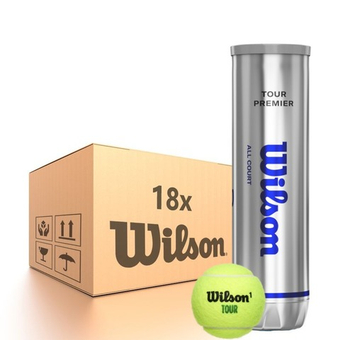 Упаковка теннисных мячей Wilson Tour Premier All Court - 18 x 4B