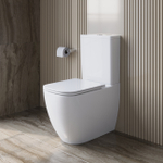 Унитаз-компакт безободковый с сиденьем и смывом TORNADO BelBagno LUCE-TOR BB2197CP-TOR/SC/BB2197T