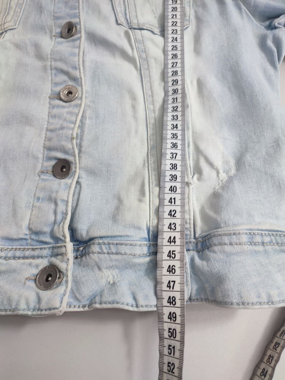 Куртка Stradivarius джинсовая 44 размер