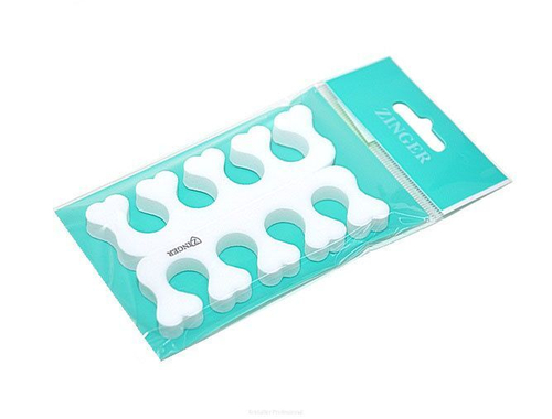 Zinger Разделители для пальцев / Separator-01/02, белый, 2 шт.