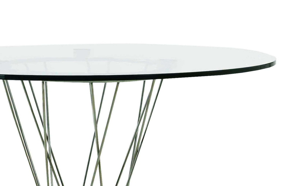 Стол RT-413(C)90 прозрачное стекло