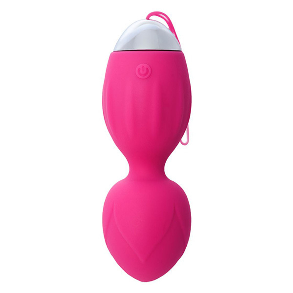 Розовые виброшарики 10см с пультом-стимулятором ToyFa L'roinaTella 564001