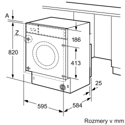 Встраиваемая стиральная машина Bosch WKD28543EU