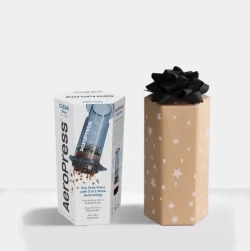 AeroPress Clear Blue, аэропресс для кофе, синий