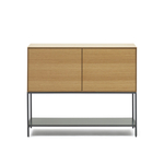 Vedrana Сервант из дубового шпона со стальными ножками 97,5 x 80 см