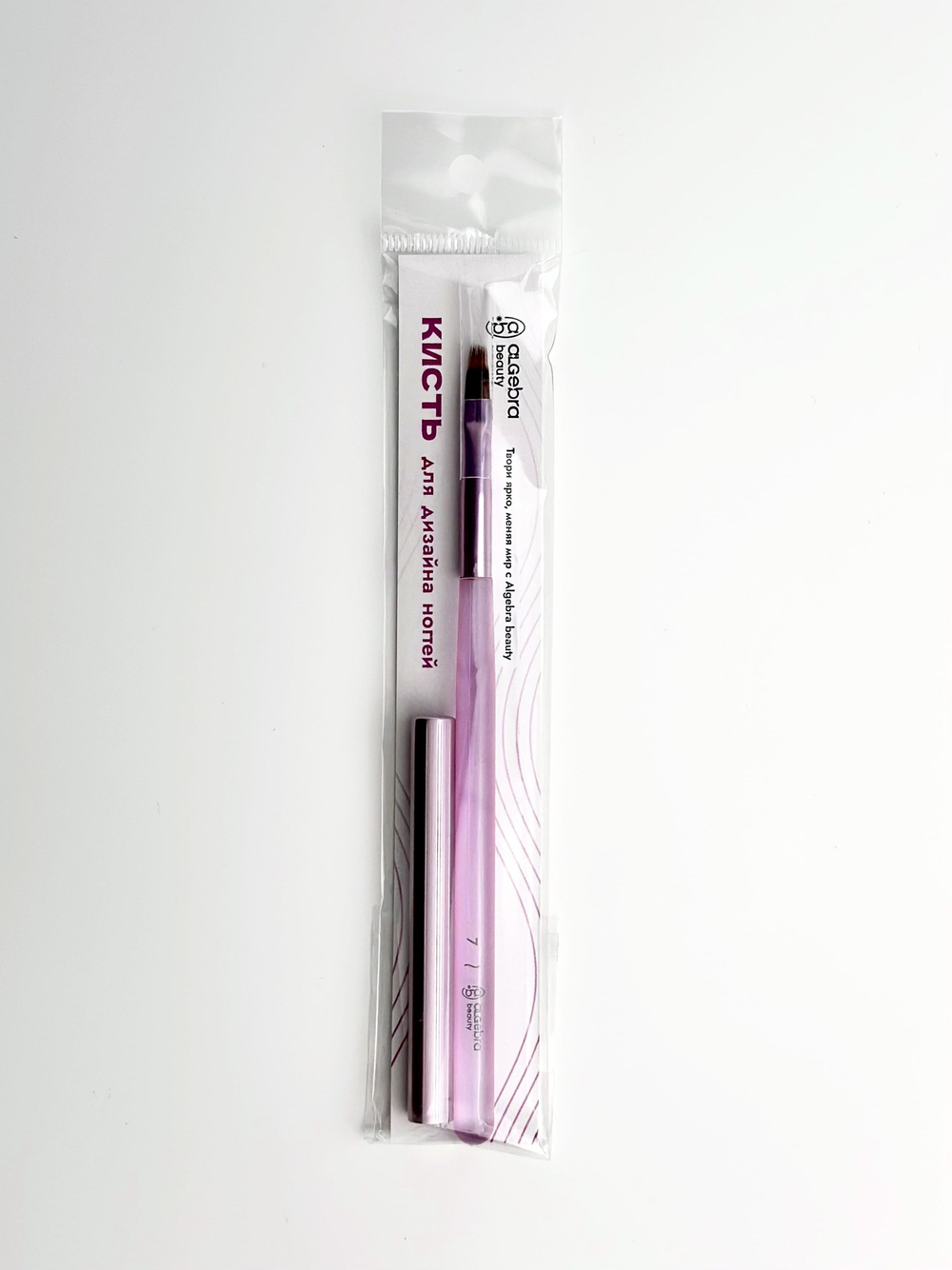 Кисть для геля и полигеля овальная N6