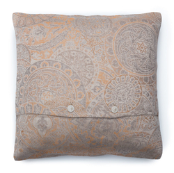 Подушка декоративная 40х40 Leitner Intarsio медная