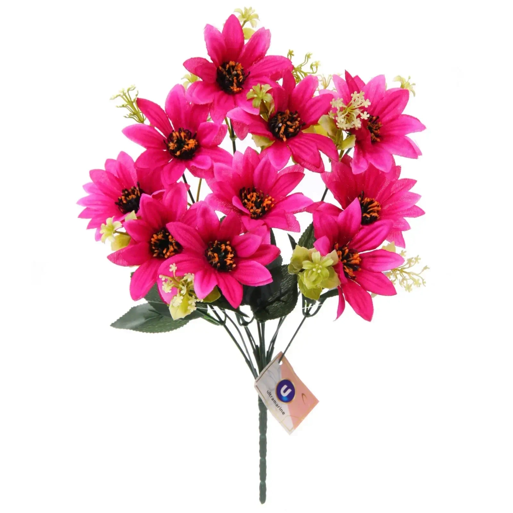 Искусственные цветы «Весеннее вдохновение» 40см 10цветков сиреневый цвет