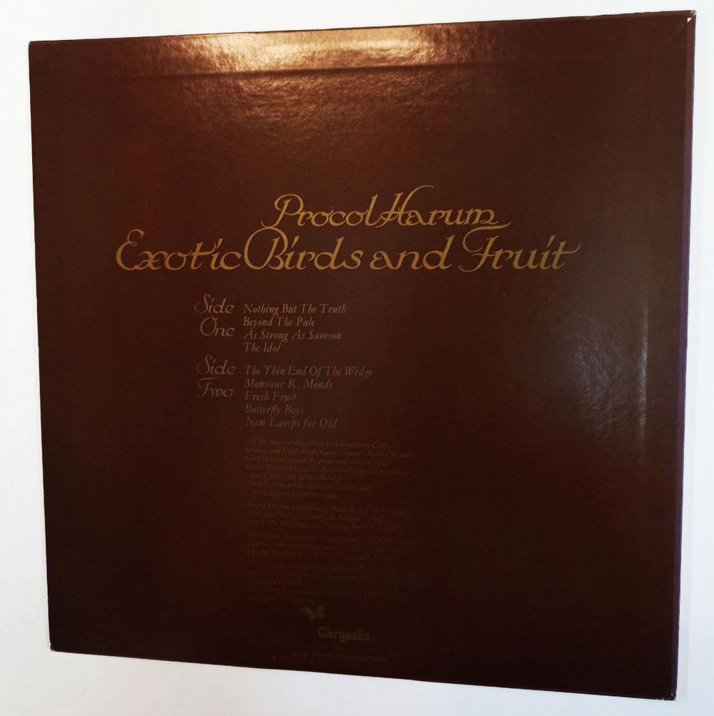 Винтажная виниловая пластинка LP Procol Harum Exotic Birds And Fruit (Japan 1977)