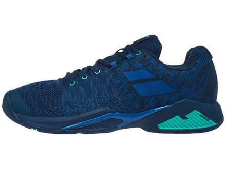 Мужские кроссовки теннисные Babolat Propulse Blast All Court Men - dark blue/viridian green