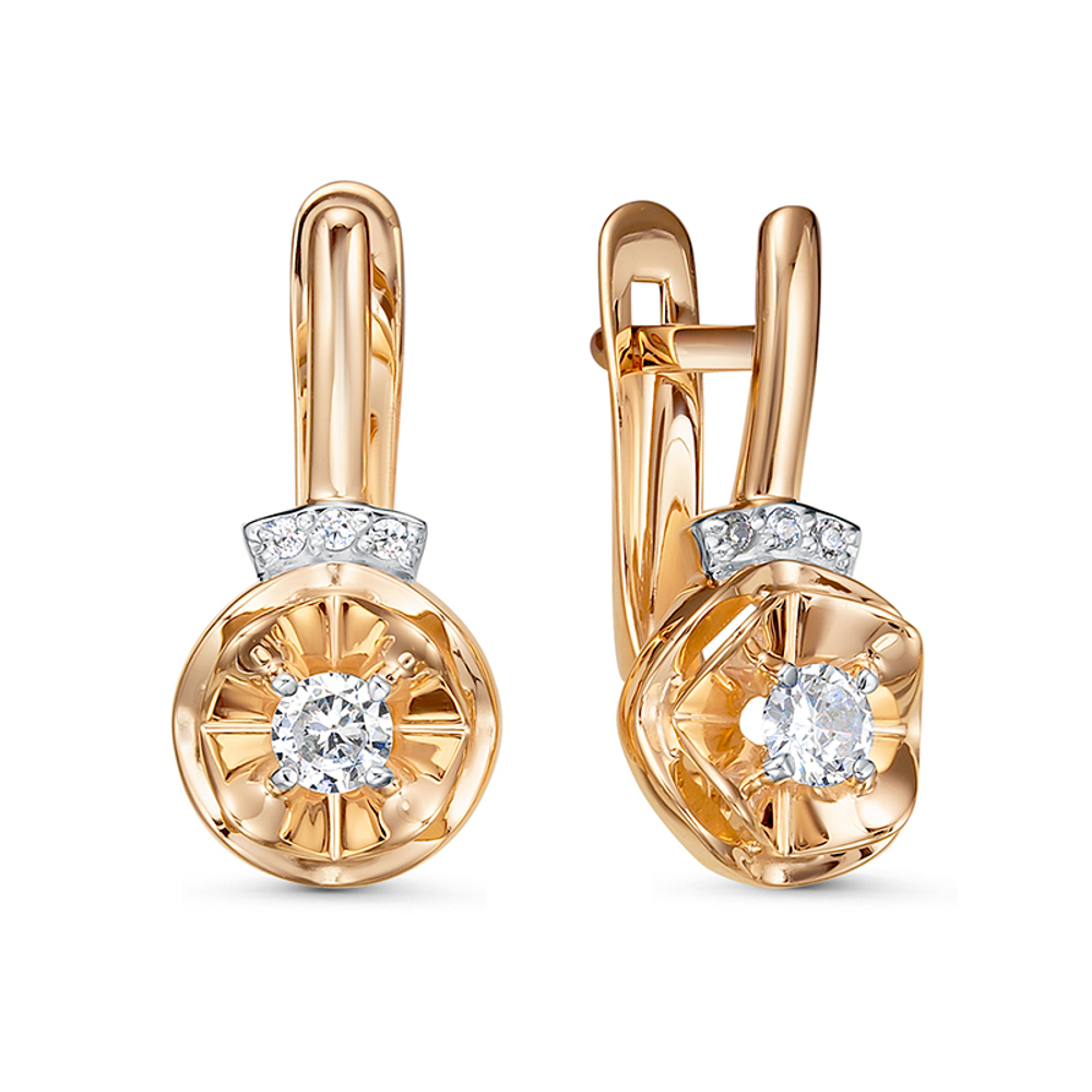 Серьги из золота 585 пробы