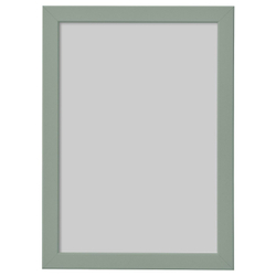 IKEA FISKBO  (ИКЕА ФИСКБО)  -  Рамка, светло-серо-зеленая, 21x30 см