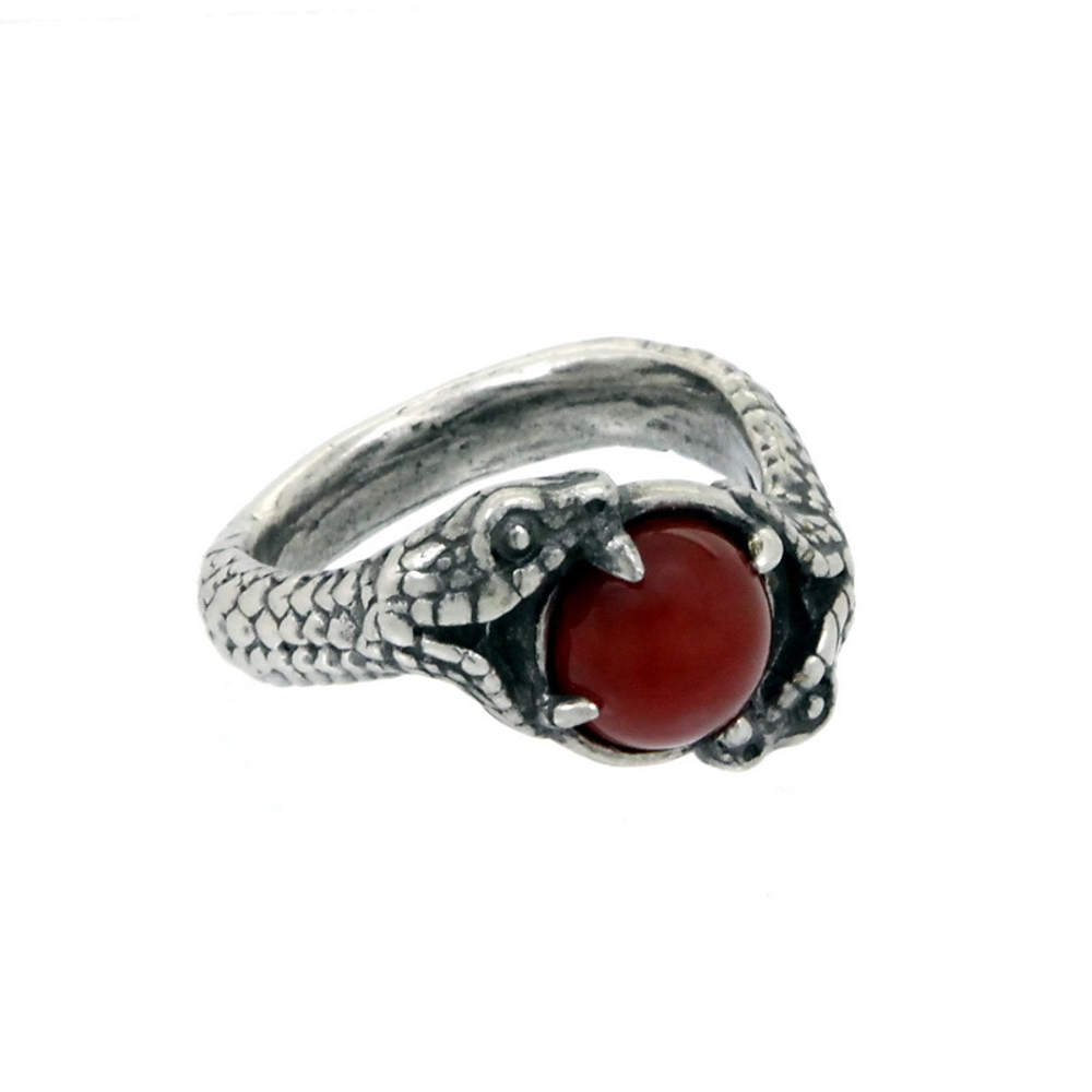 Кольцо Viperstone Ring ( Гадюка с камнем в зубах )
