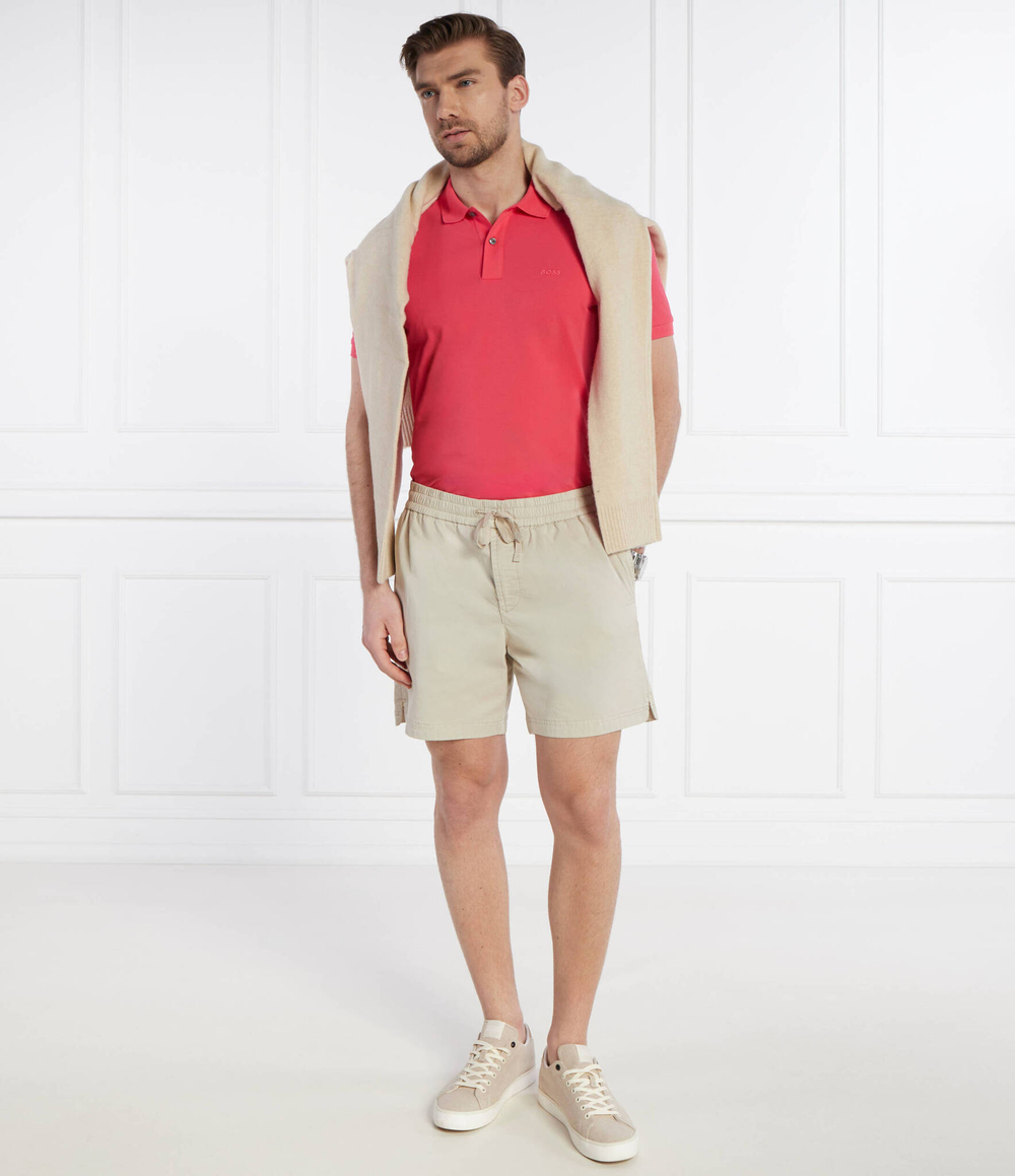 Поло Pallas BOSS BLACK - коралловый(50468301)