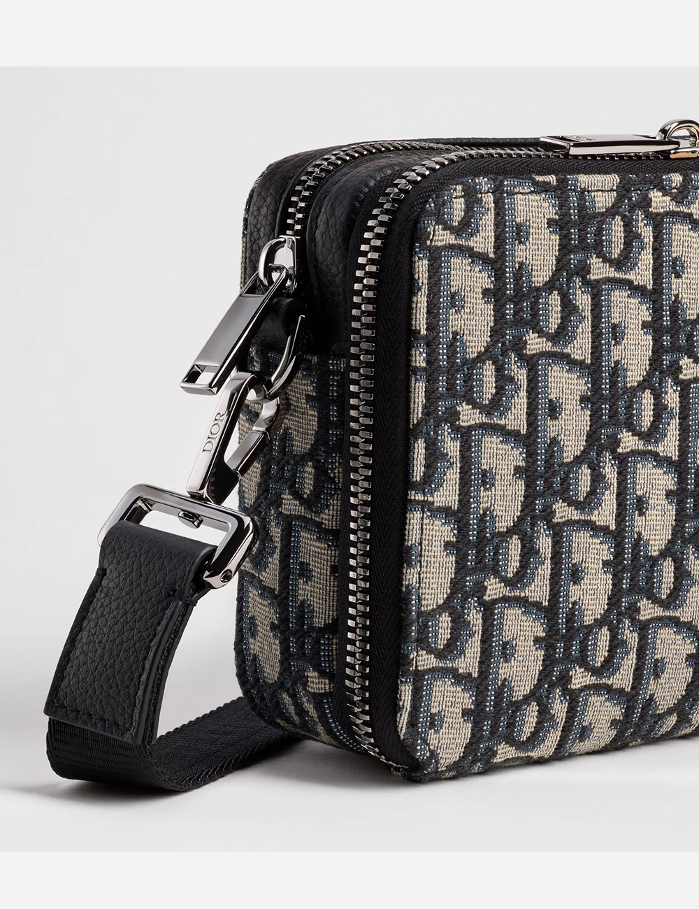 Клатч Dior Zipped Pouch "Beige and Black"