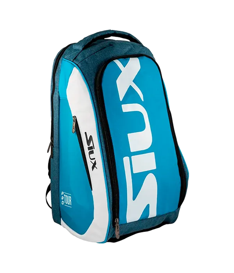 Рюкзак для падел Siux Pro Tour Blue 2025, с вентилируемым отсеком для обуви