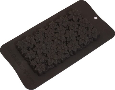 Силиконовая форма "Шоколадка-Цветок" SA2251, Silico, Россия