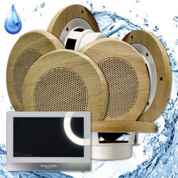 Комплект домашней акустической системы с караоке-усилителем Steam & Water SOUND SAUNA R6