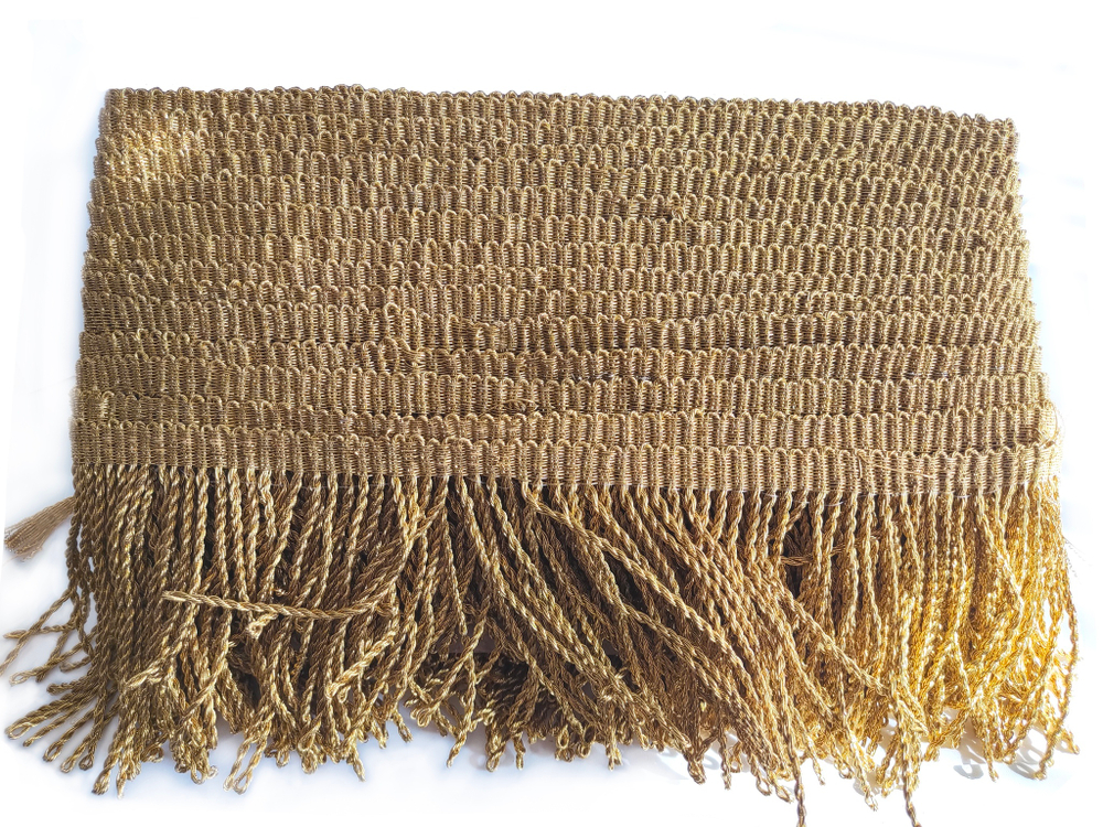 Бахрома  витая металлизированная (проволока) 6см Бахрома 8.5см