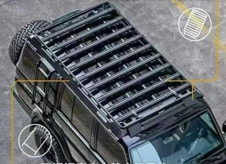 Платформа на крышу для Toyota Land cruiser LC76 2014-2024+ Тойота походный обвес лестница