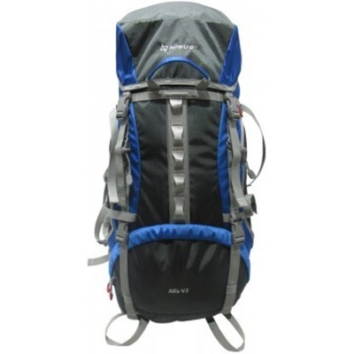 Туристический рюкзак Alfa 85 NISUS, 85 литров, серый/синий