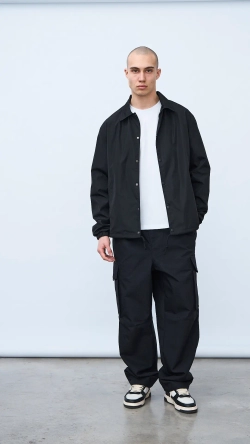 Брюки карго мужские (черный)