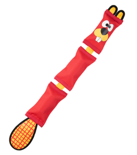 Mr.Kranch Игрушка для собак Бобер из пожарного шланга 72см. красная