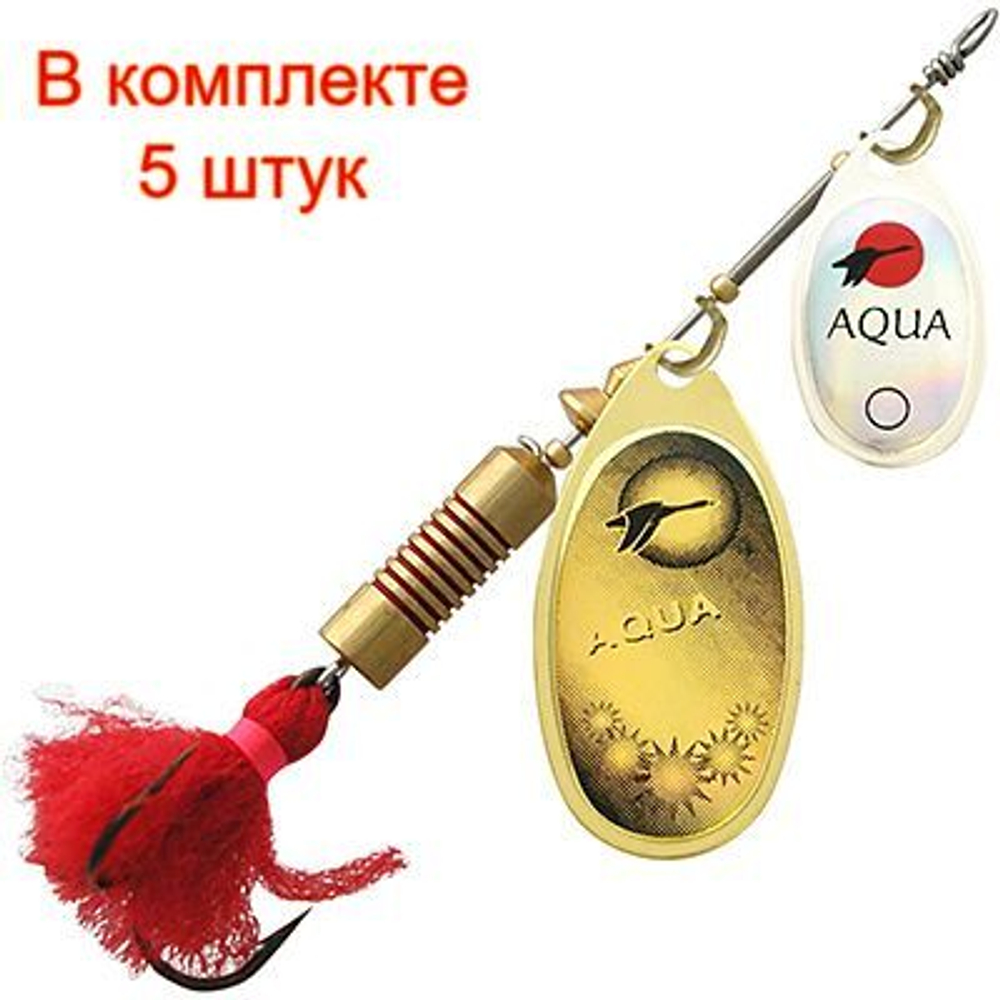 Блесна вертушка DOUBLE AGLIA 10,0g, № 1 + № 3, DUA-03