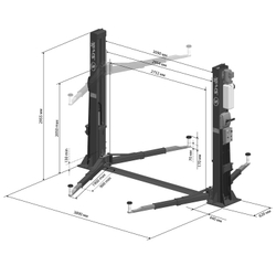 SIVIK ПГА-5000-НС Подъёмник двухстоечный электрогидравлический, 5 т