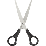 Ножницы 160 мм Attache (Attache Economy) с пластиковыми симметричными ручками черного цвета