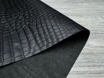Crocco Matt Nero (0,8-1,0 мм), цв. Черный, натуральная кожа