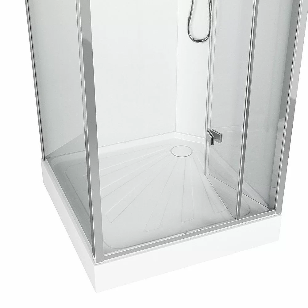 Душевая кабина Cerutti SPA Bella 90T 90x90 прозрачная/хром