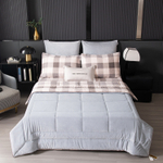 Комплект постельного белья на резинке Сатин Velouria Luxe с Одеялом VLR005