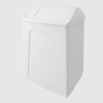 Контейнер для мусора с качающейся крышкой 55 л. ABS NOFER 14027.W белый